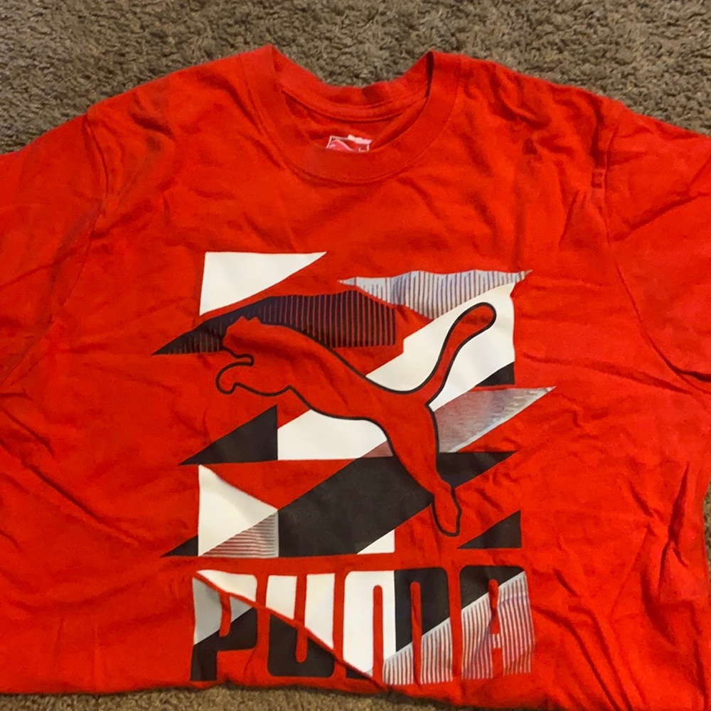 Red puma T shirt